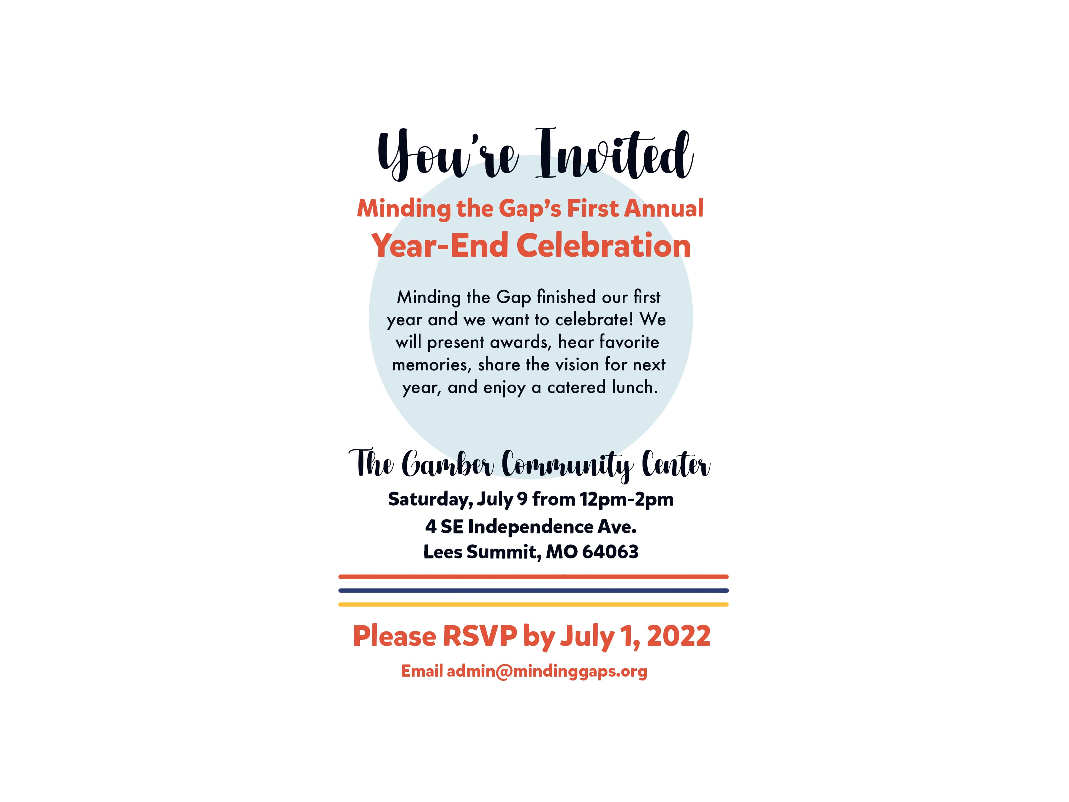 One Year Celebration